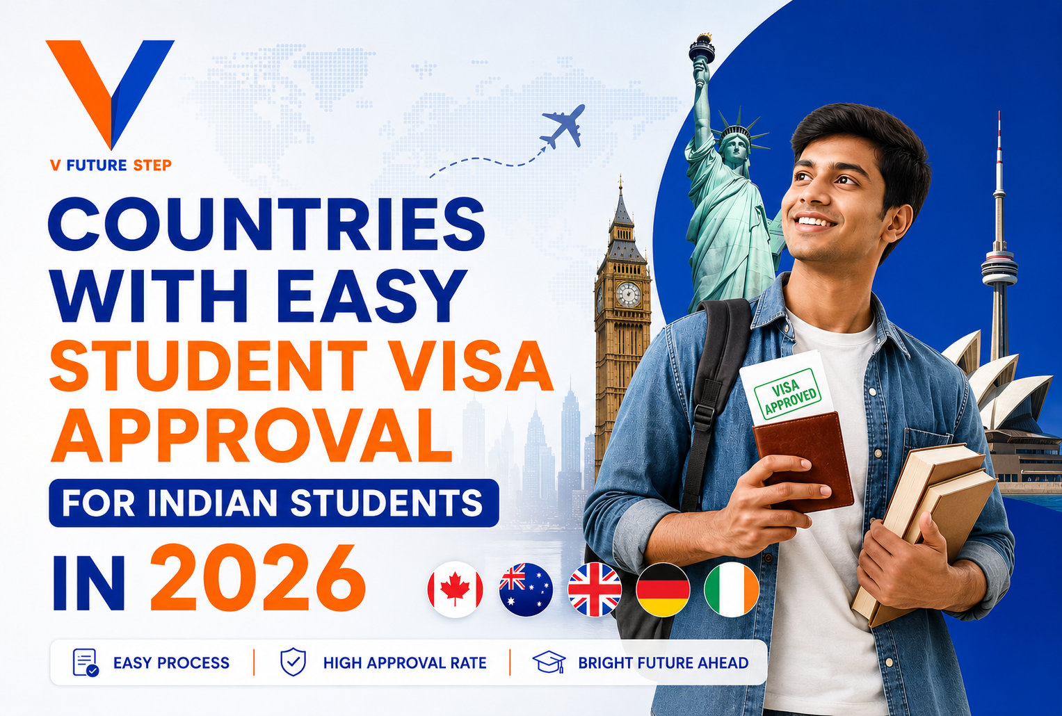 Countries with Easy Student Visa Approval for Indian Students