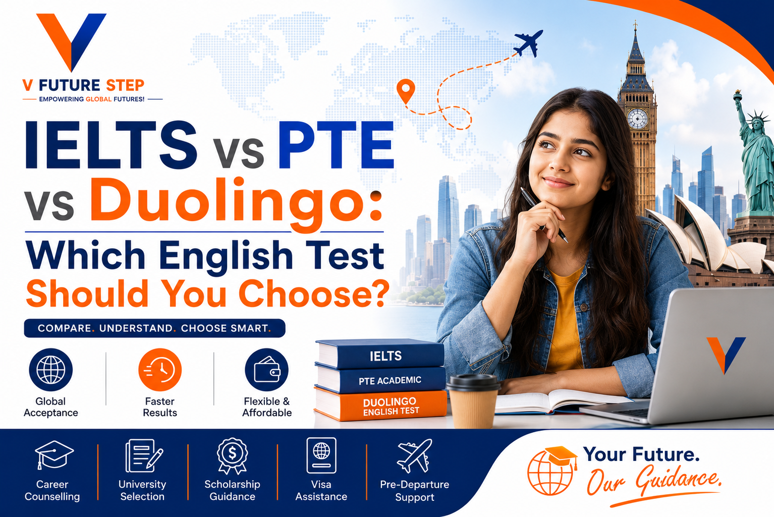 IELTS vs PTE vs Duolingo: Which English Test Should You Choose?