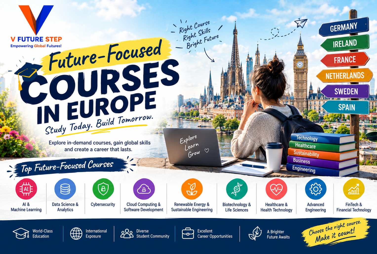 Future-Focused Courses in Europe for International Students